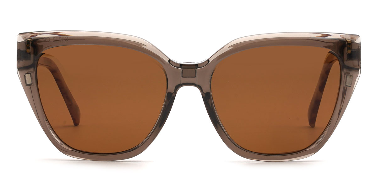 Fauve Dasia Lunettes - Rectangle Clip-On Sunglasses