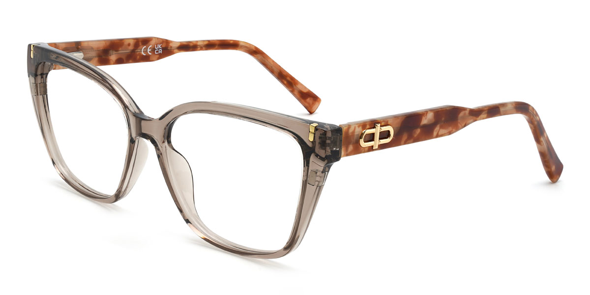 Fauve Dasia Lunettes - Rectangle Clip-On Sunglasses