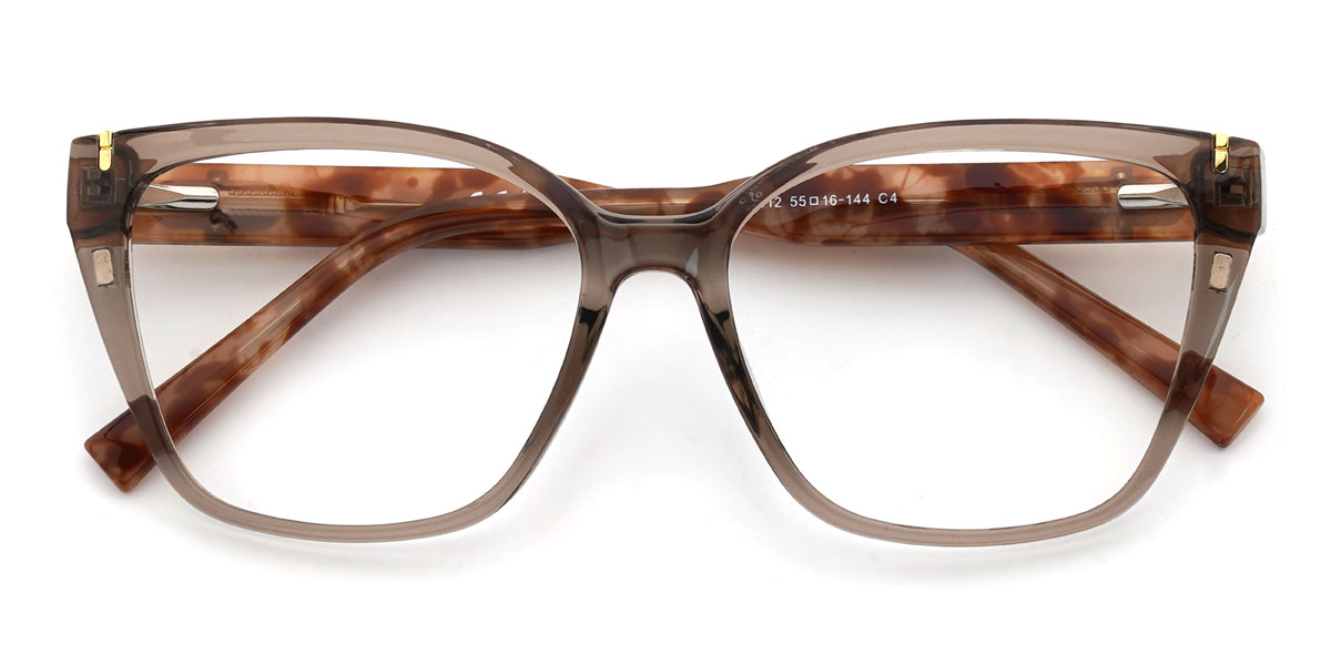 Fauve Dasia Lunettes - Rectangle Clip-On Sunglasses