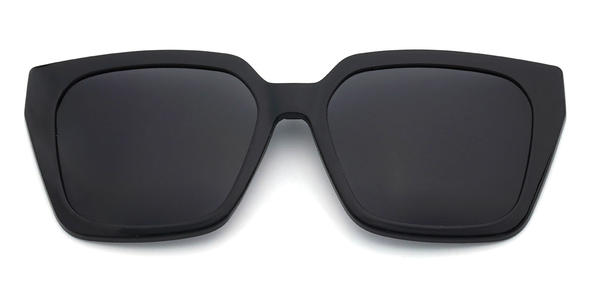 Fauve Dasia Lunettes - Rectangle Clip-On Sunglasses