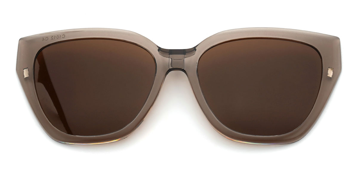 Fauve Dasia Lunettes - Rectangle Clip-On Sunglasses