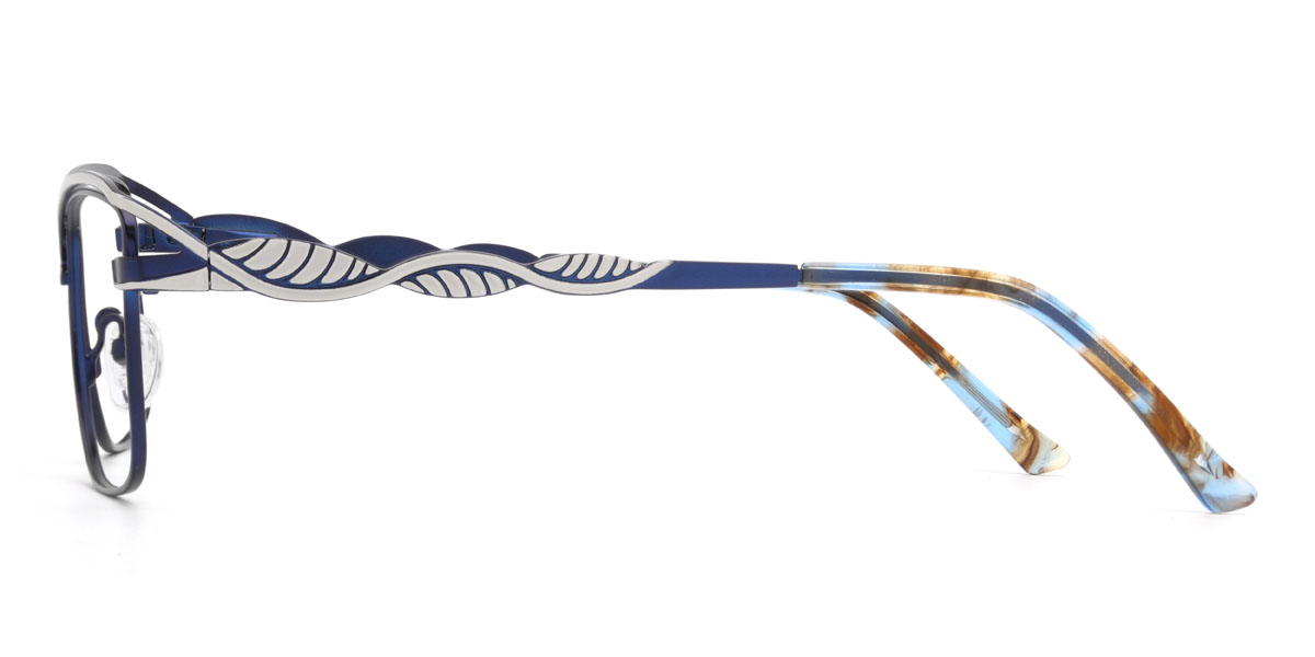 Bleu argenté Jaymes Lunettes - Rectangle Glasses