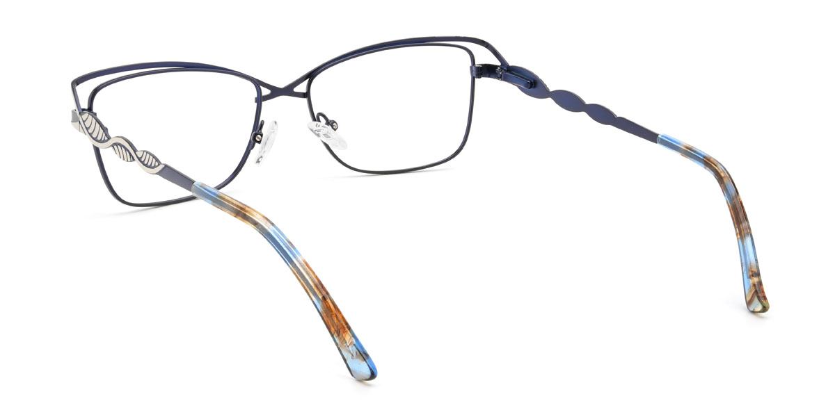 Bleu argenté Jaymes Lunettes - Rectangle Glasses