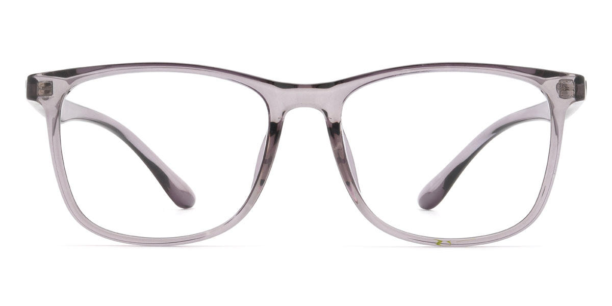 Clear Grey Rakesh - Rectangle Glasses