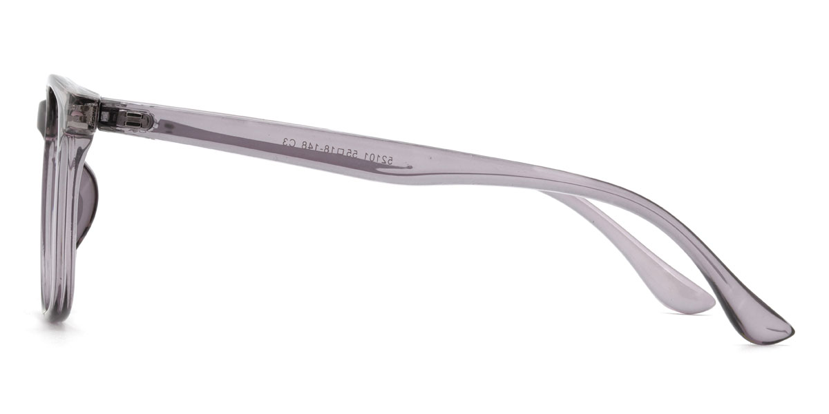 Clear Grey Rakesh Glasses - Rectangle Glasses