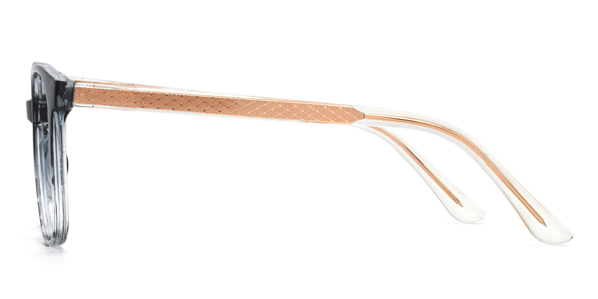 Noir Noir Écaille de tortue Nayef Lunettes - Square Glasses