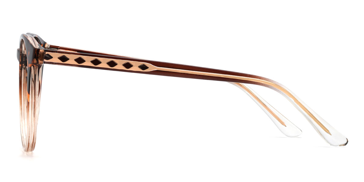 Écaille Tawny Dimitra Lunettes - Round Glasses