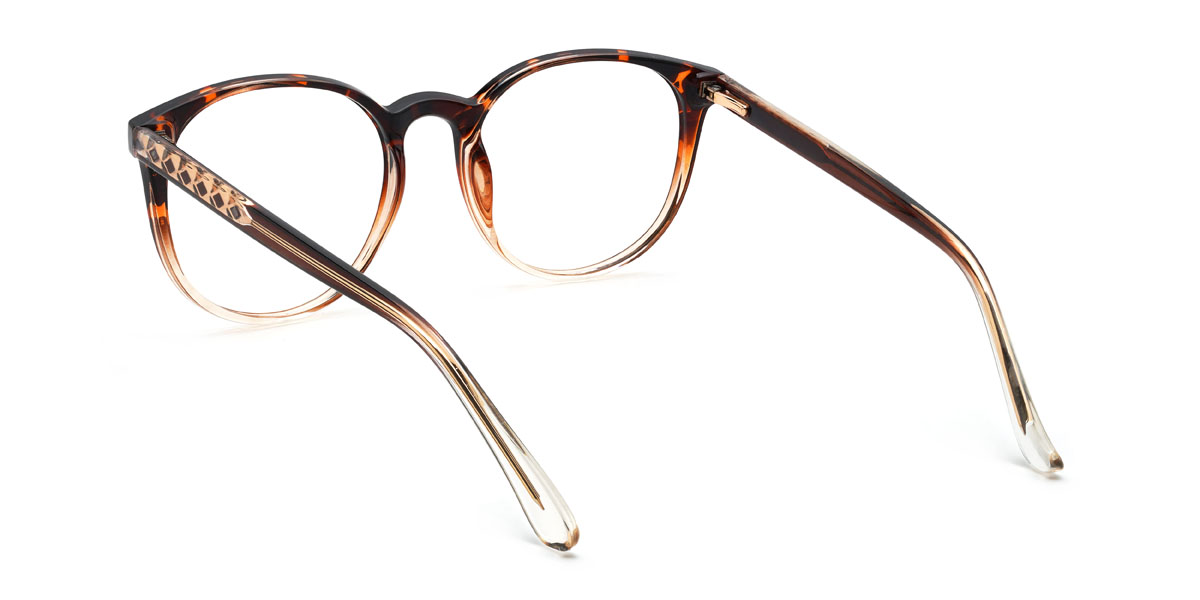 Écaille Tawny Dimitra Lunettes - Round Glasses