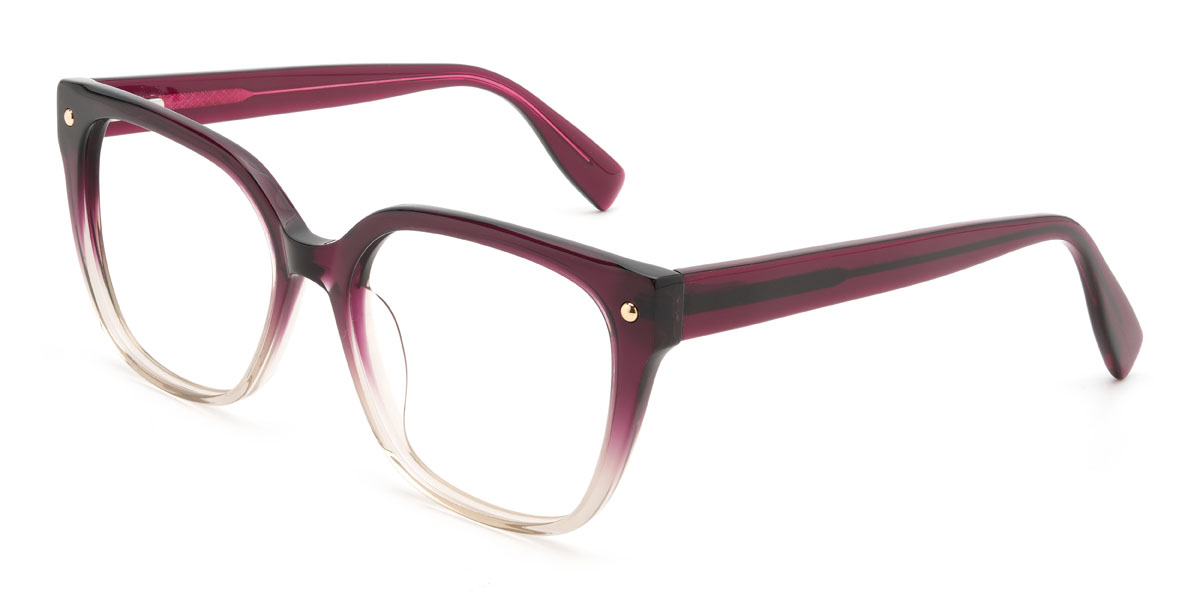 Degradado Púrpura Noland Gafas - Rectangle Glasses