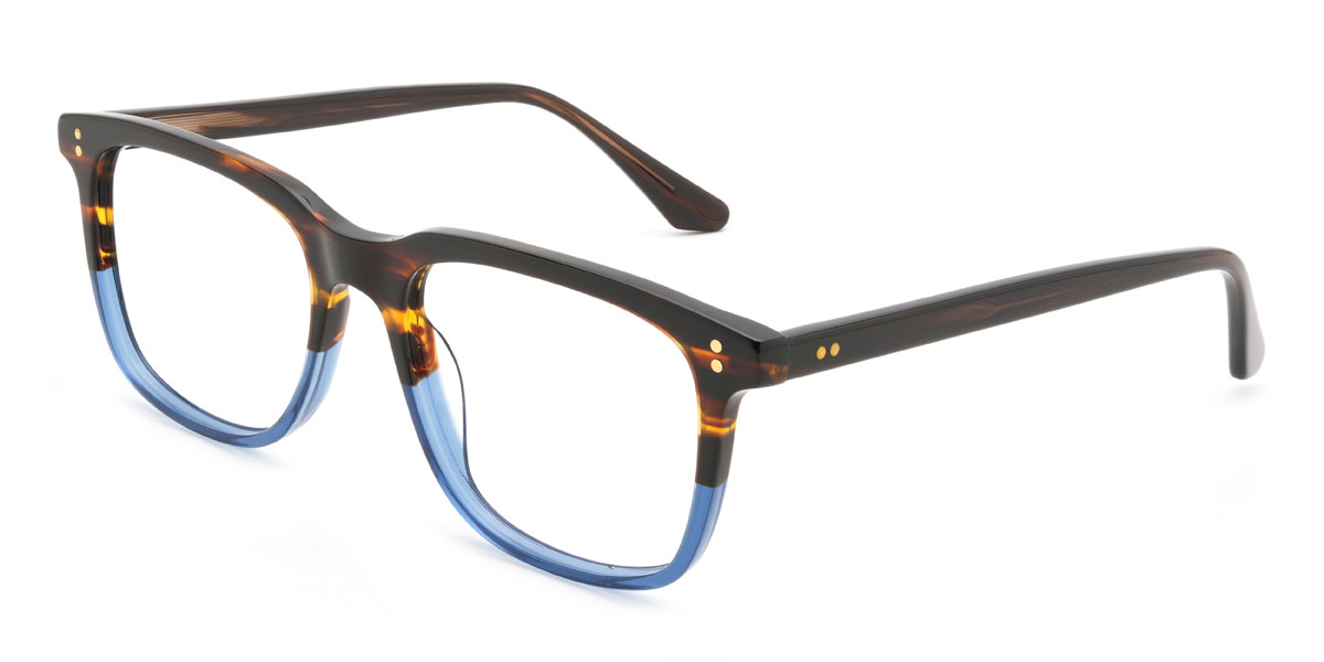 Azul carey Giorgos Gafas - Rectangle Glasses