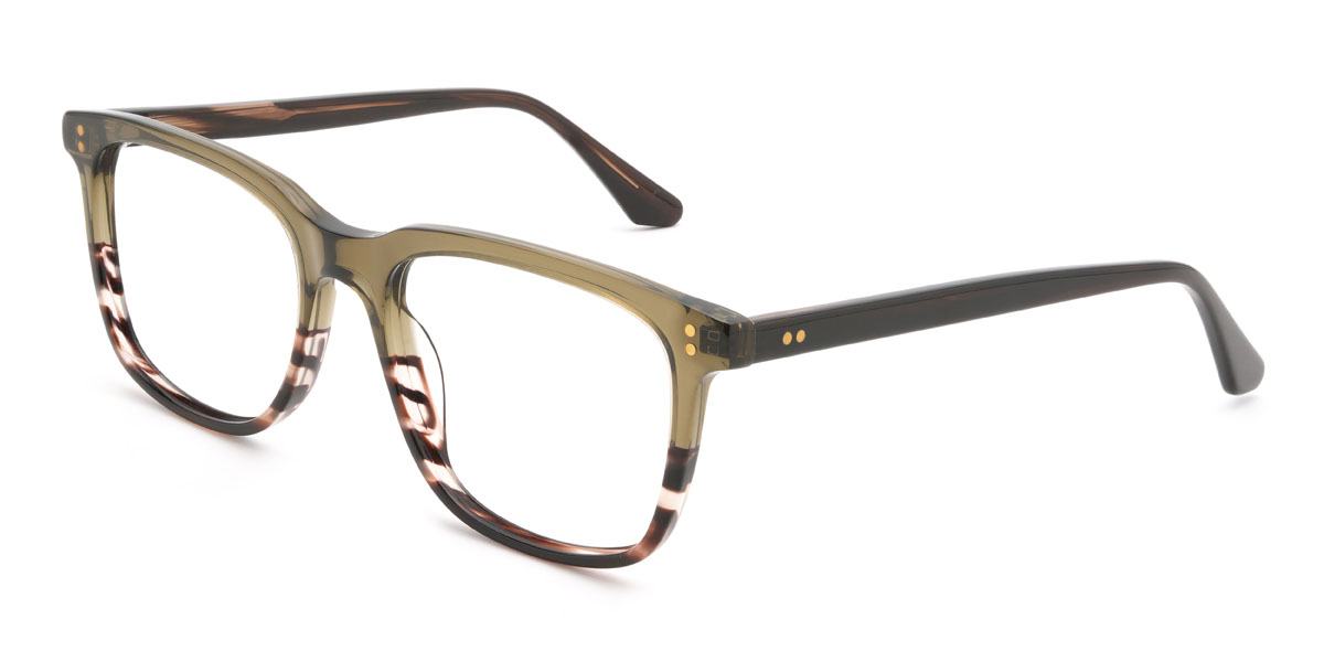 Carey verde Giorgos Gafas - Rectangle Glasses