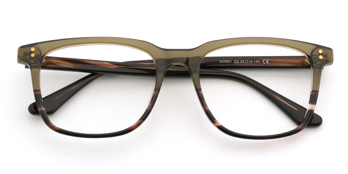 Carey verde Giorgos Gafas - Rectangle Glasses