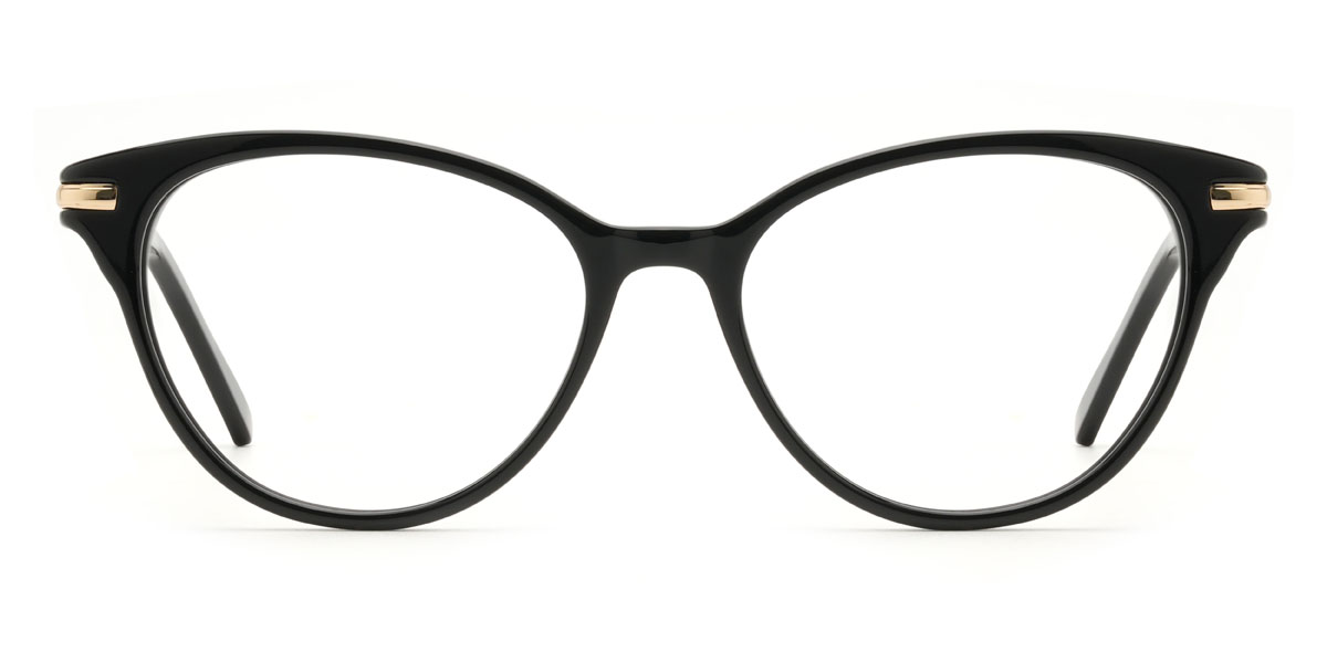 Negro Chava Gafas - Cat Eye Glasses