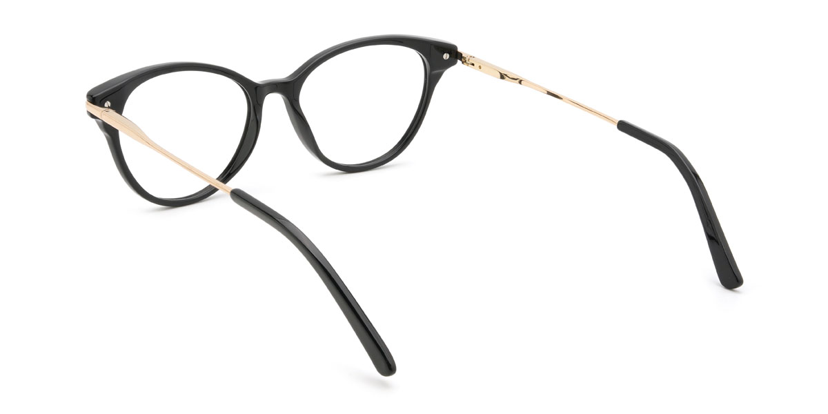 Negro Chava Gafas - Cat Eye Glasses