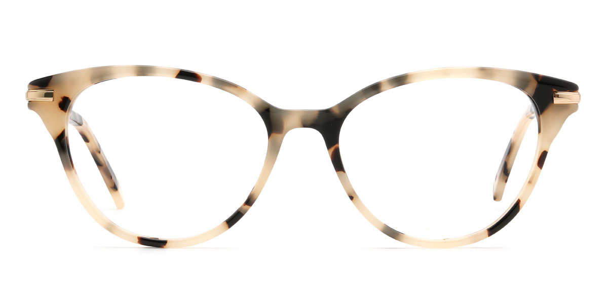 Elefántcsont teknősbéka Chava Szemüveg - Cat Eye Glasses