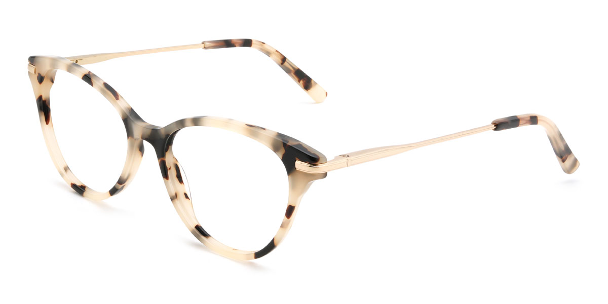 Elefántcsont teknősbéka Chava Szemüveg - Cat Eye Glasses