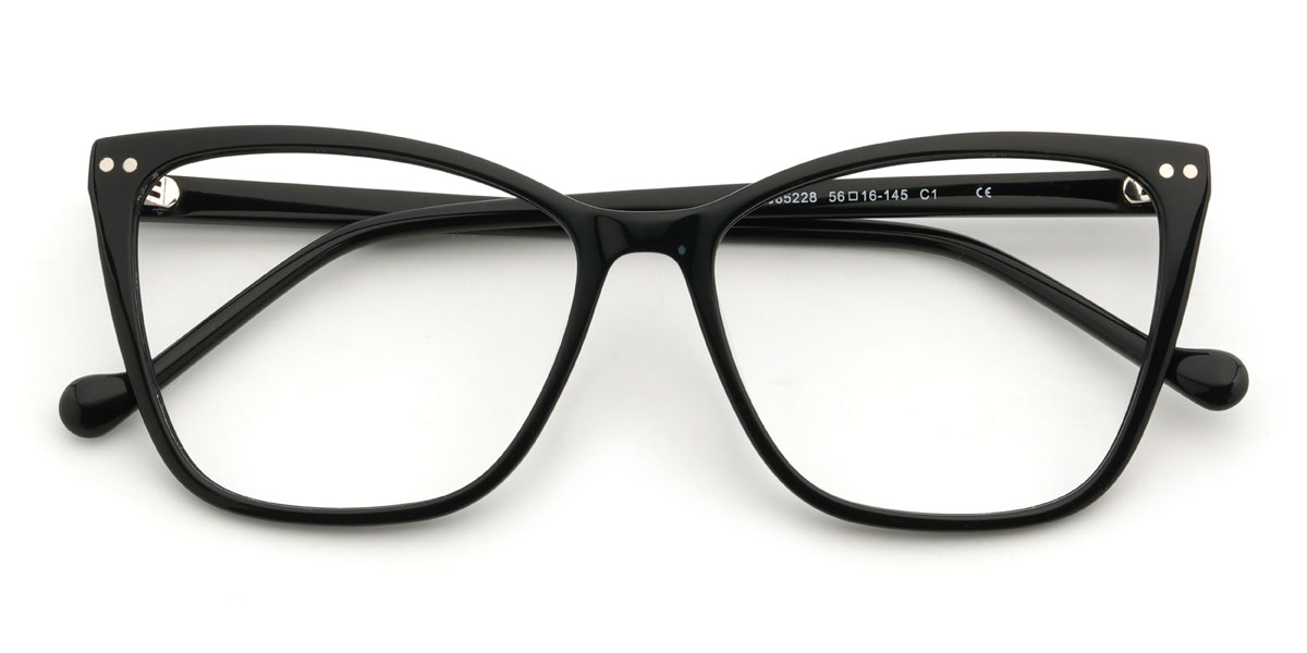 Fekete Frieda Szemüveg - Cat Eye Glasses