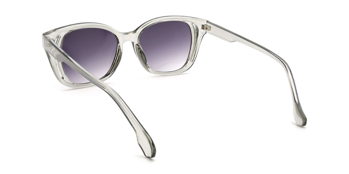 Gris Morado gradual Halsey Gafas - Cat Eye Sunglasses