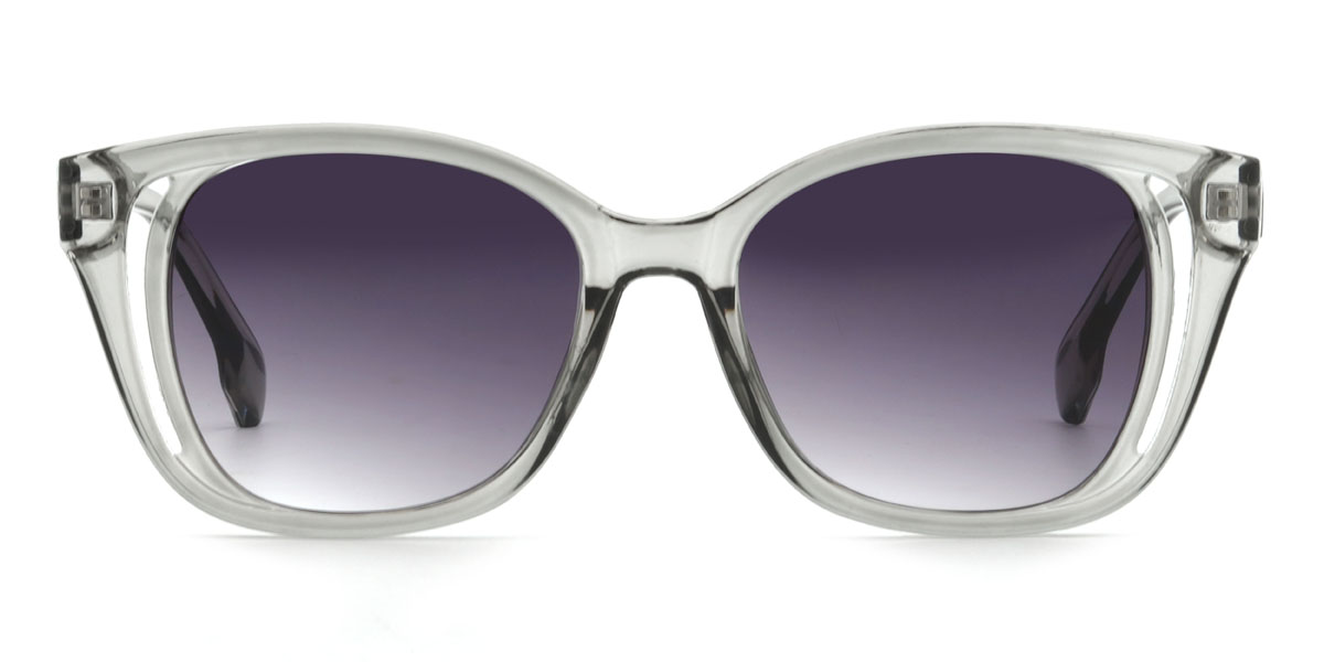 Gris Morado gradual Halsey Gafas - Cat Eye Sunglasses