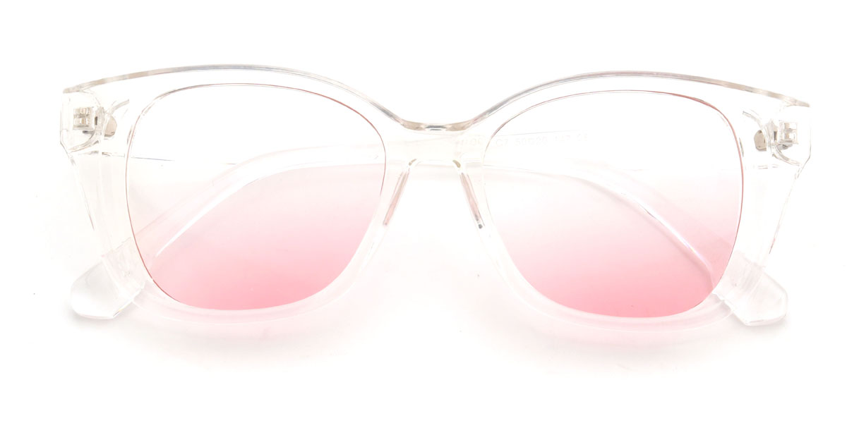 Claro Gradual Rosa Halsey Gafas - Cat Eye Sunglasses