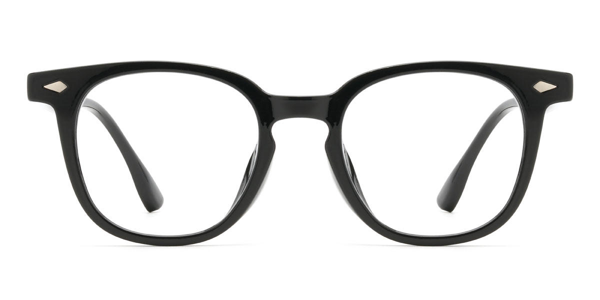 Black Antonis - Oval Glasses