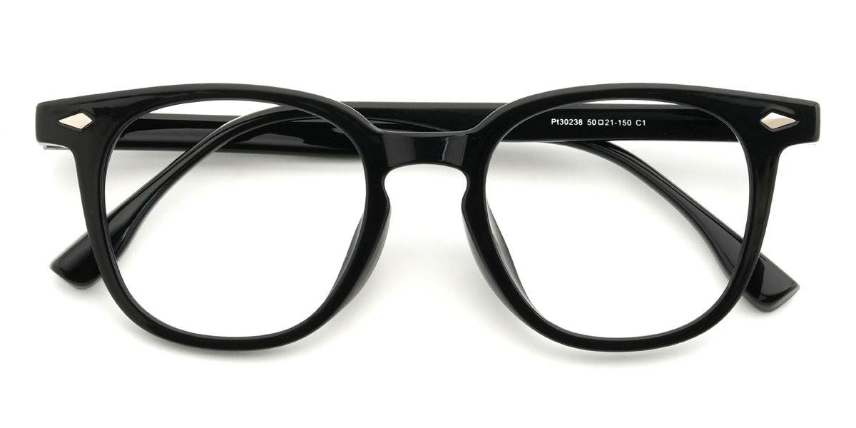 Negro Antonis Gafas - Oval Glasses