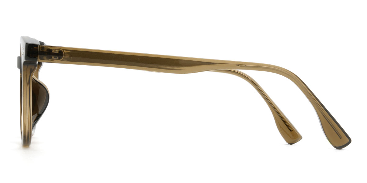 Olíva zöld Antonis Szemüveg - Oval Glasses