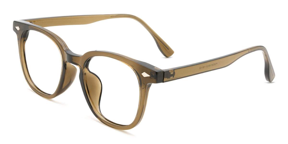 Olíva zöld Antonis Szemüveg - Oval Glasses