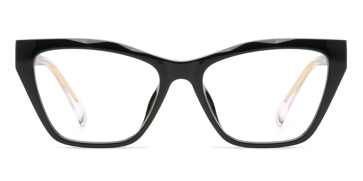 Negro Joleen Gafas - Cat Eye Glasses