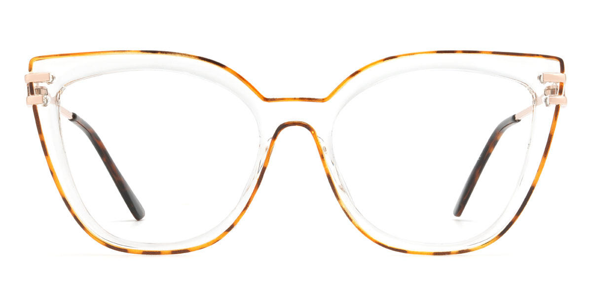 Clear Tortoiseshell Magaly - Square Glasses