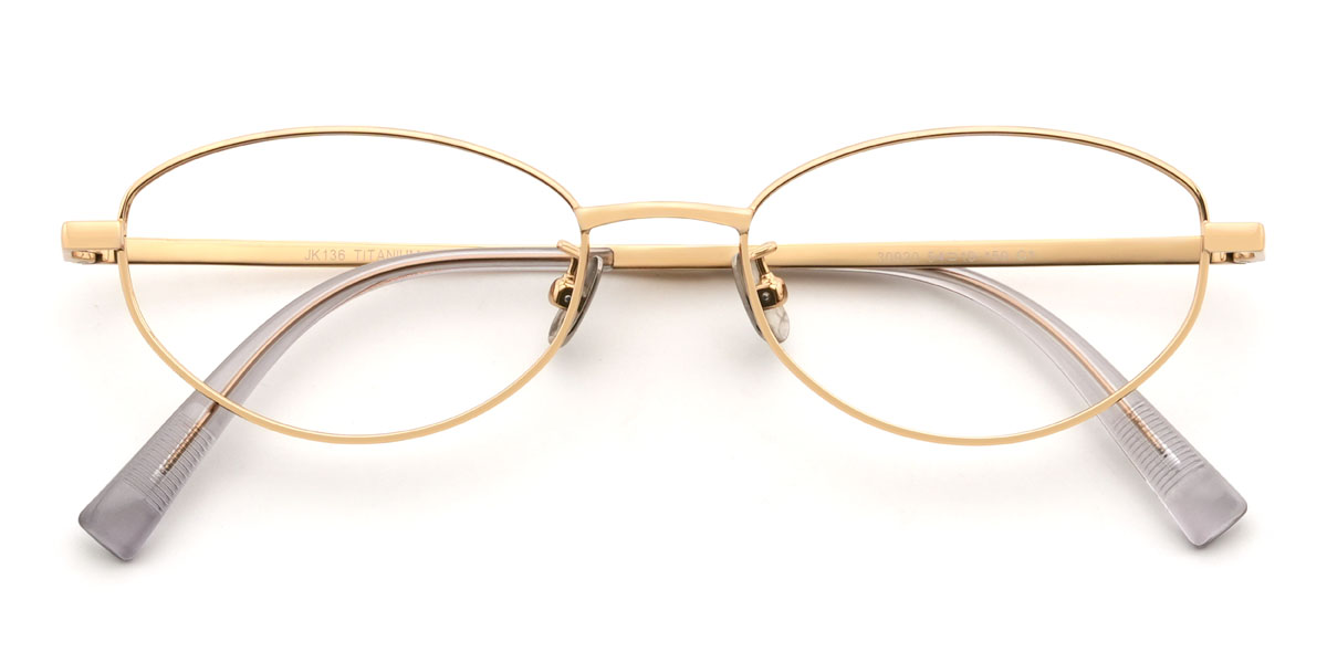 Gold Chindley Brille - Oval Glasses