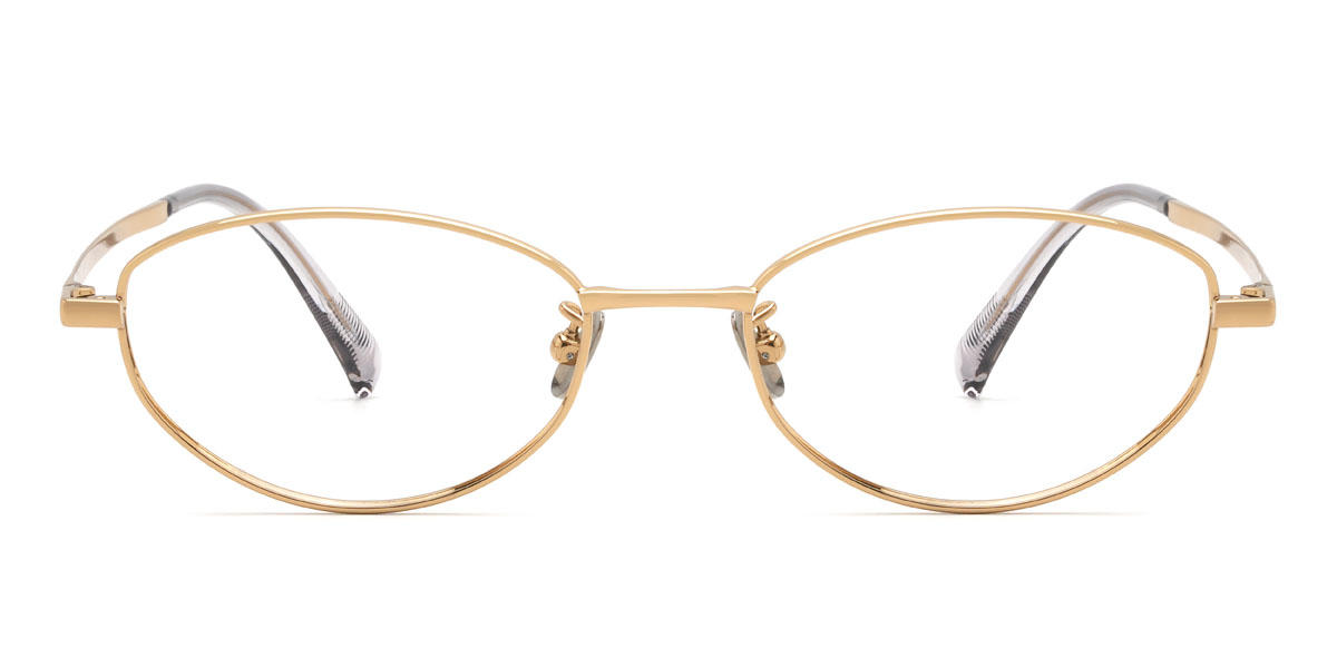 Gold Chindley - Oval Glasses