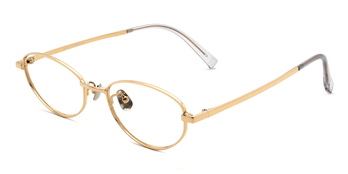 Gold Chindley Brille - Oval Glasses