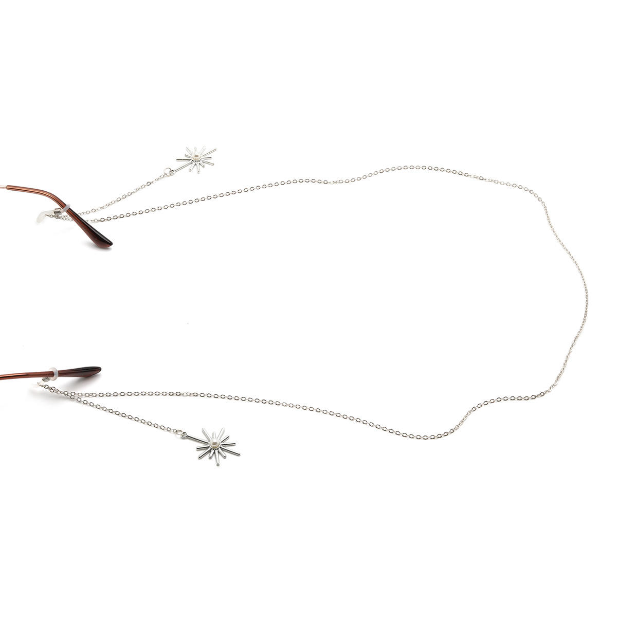 Argent Chaîne de lunettes