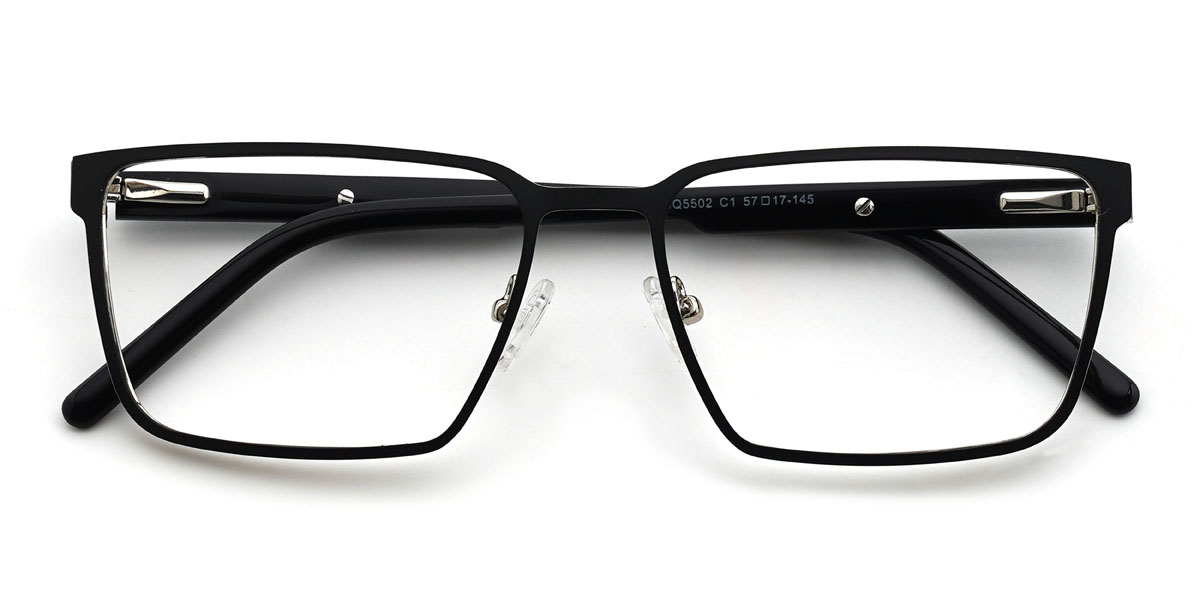 Noir Nataniel Lunettes - Rectangle Glasses