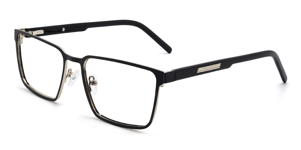 Noir Nataniel Lunettes - Rectangle Glasses
