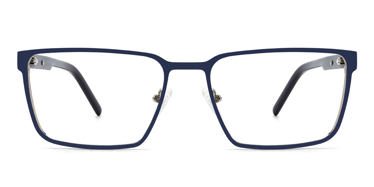 Blue Nataniel Glasses - Rectangle Glasses