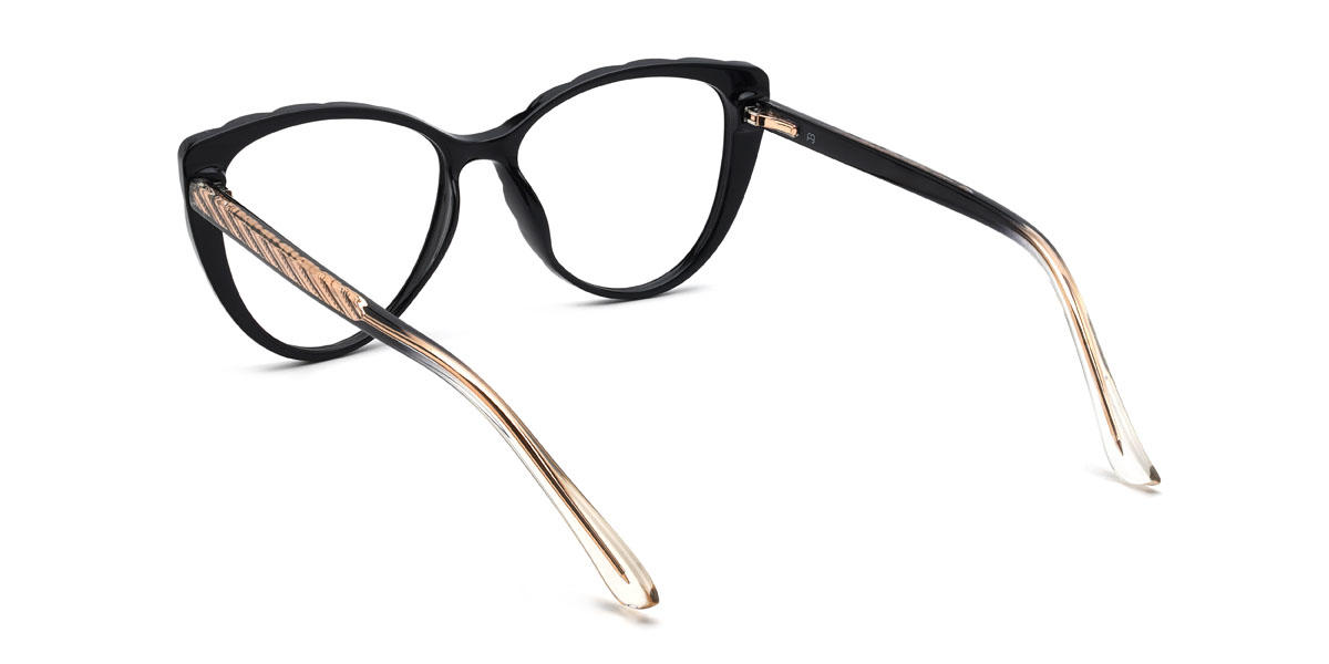 Black Griffen Glasses - Cat Eye Glasses