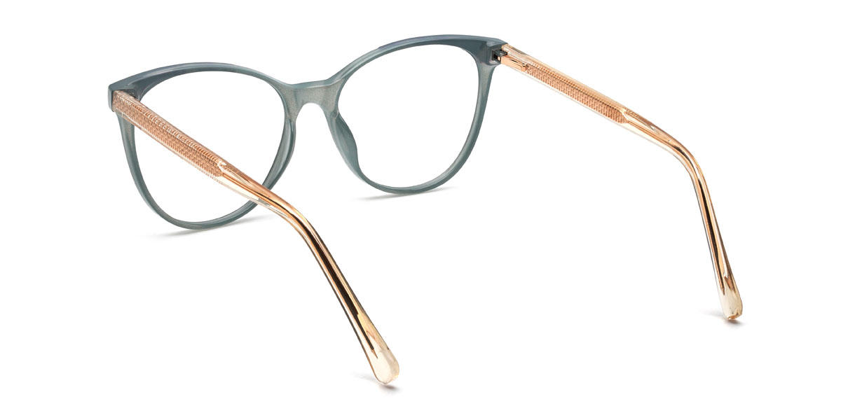 Grey Christan Glasses - Oval Glasses