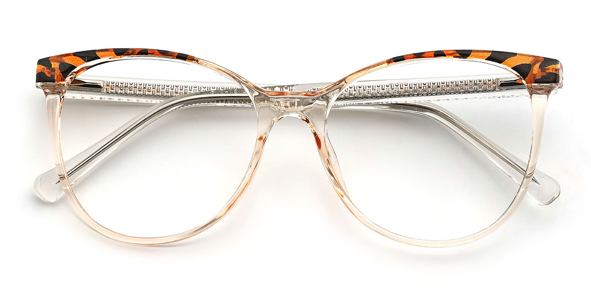 Narancs teknősbéka Christan Szemüveg - Oval Glasses