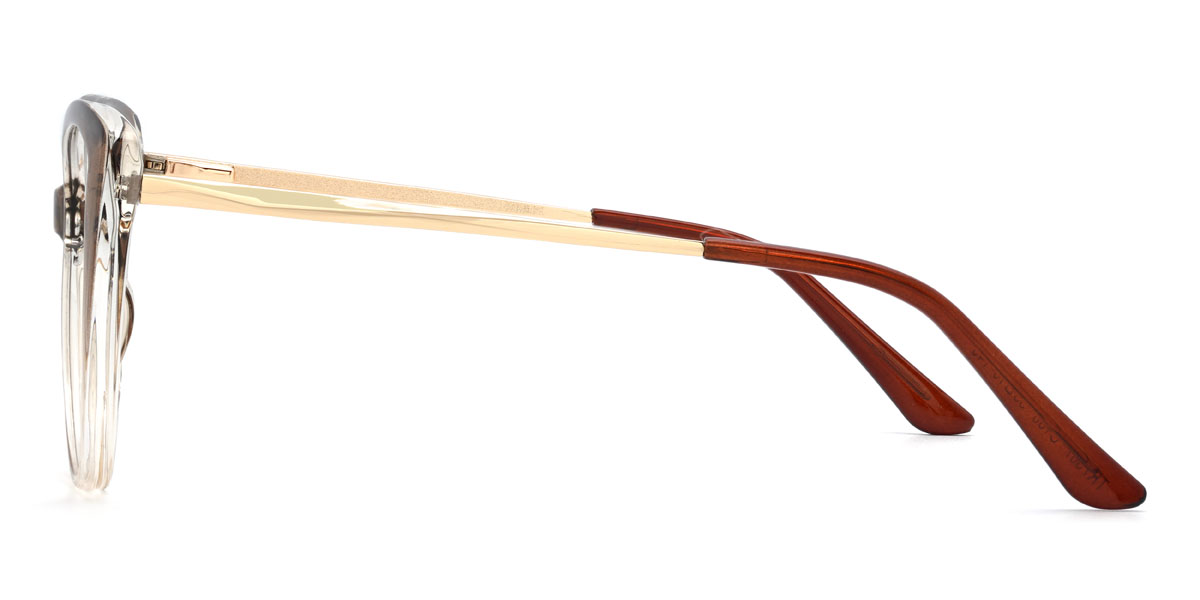 Gradient Brown Flavia Glasses - Cat Eye Glasses