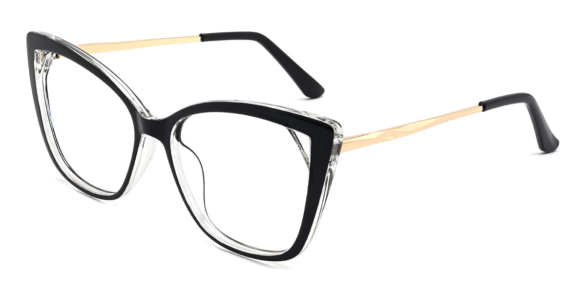 Fekete Gisella Szemüveg - Cat Eye Glasses
