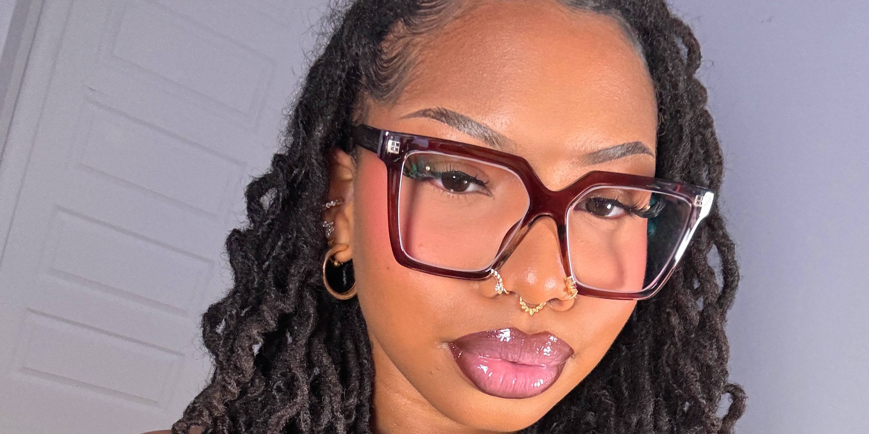 DeepBrown Heather Glasses - Square Glasses