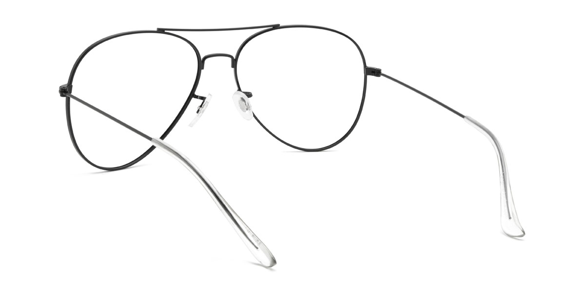 Black Maverick Glasses - Aviator Glasses