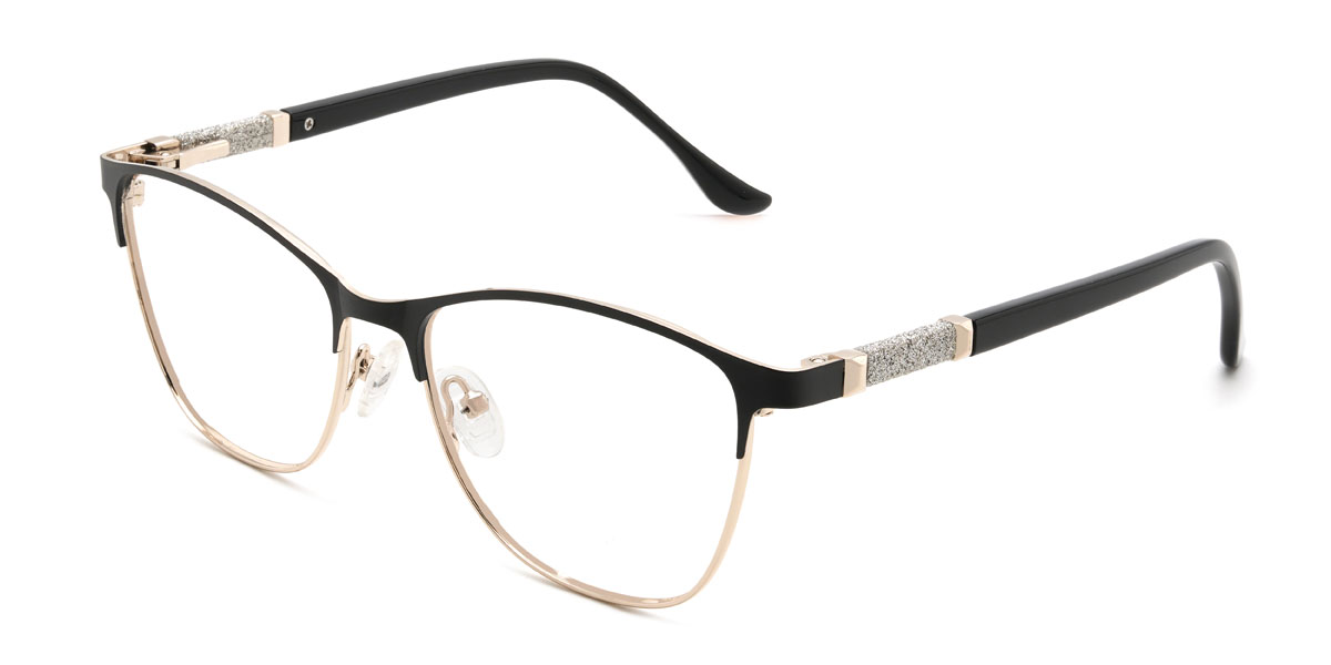 Or Noir Kaylor Lunettes - Rectangle Glasses