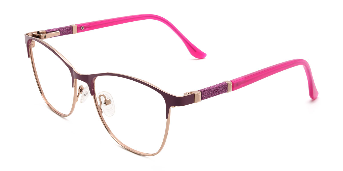 Or Violet Kaylor Lunettes - Rectangle Glasses