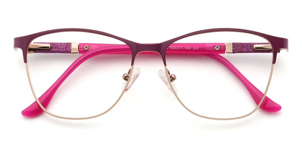 Or Violet Kaylor Lunettes - Rectangle Glasses