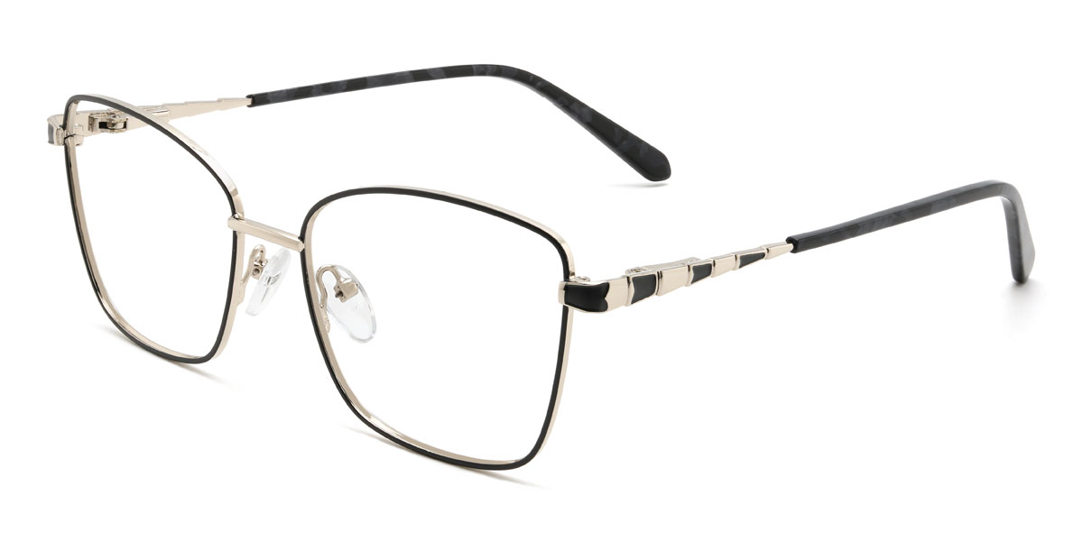 Noir Bukata Lunettes - Rectangle Glasses