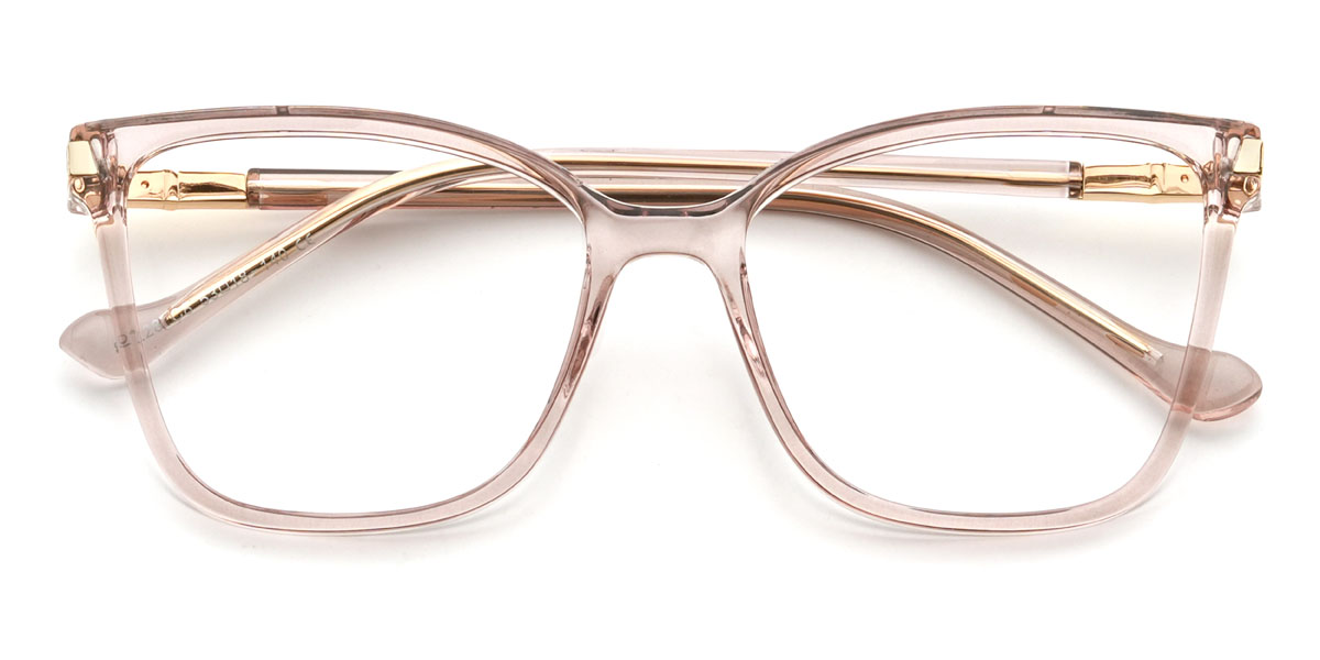 Rose clair Vasu Lunettes - Rectangle Glasses