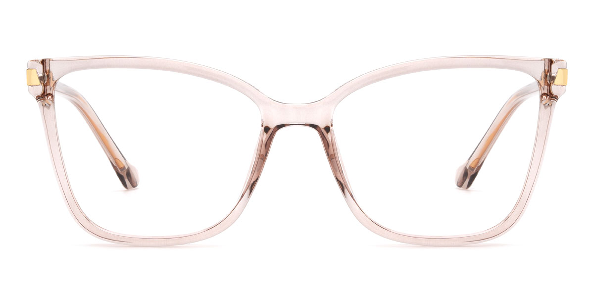 Rose clair Vasu Lunettes - Rectangle Glasses